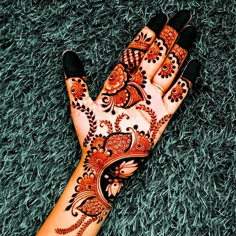 Dulhan Full Hand Mehndi Design Pictures For Wedding