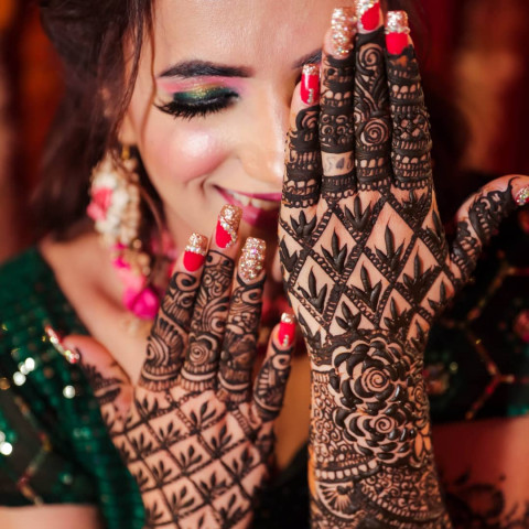 Dulhan Full Hand Mehndi Design Pictures For Wedding