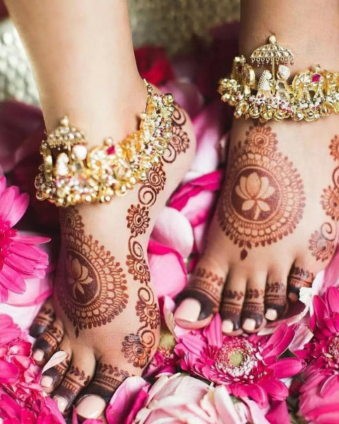Dulhan Hand Mehandi Desing Pictures For Pre Wedding