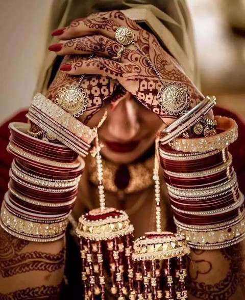Dulhan Jewellery Photoshoot Wallpapers For Wedding