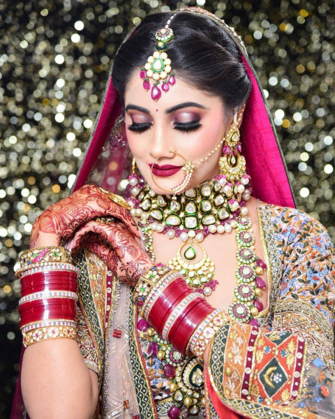 Dulhan Wedding Jewellery Photoshoot Ideas Pictures HD