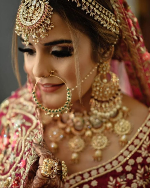 Dulhan Wedding Jewellery Photoshoot Ideas Pictures HD