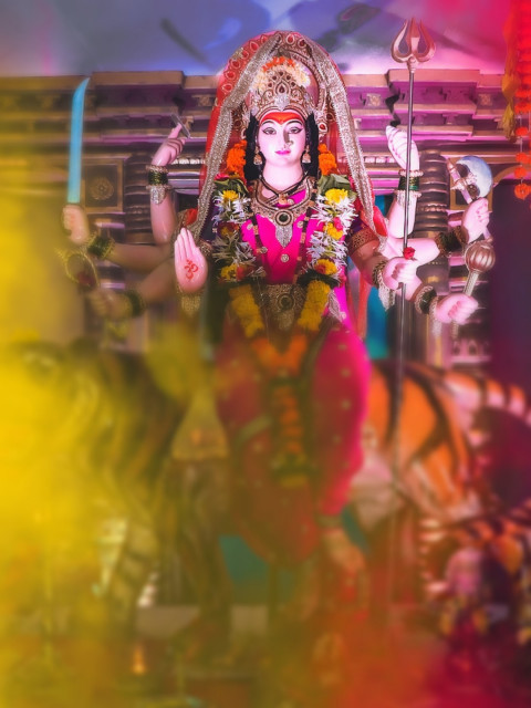 Durga Maa Photo Editing Background For CB PicsArt Image