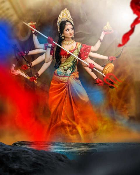 Durga Maa Photo Editing Background For CB PicsArt Img