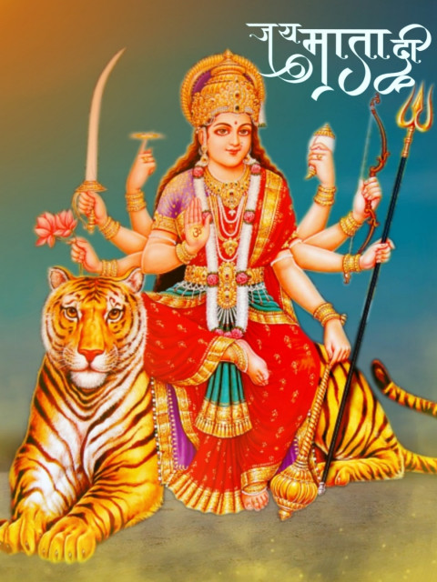 Durga Mata Editing CB Free Background Full HD