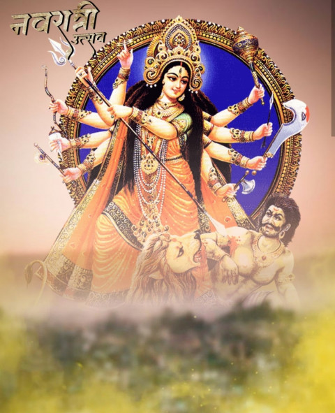 Durga Mata Hd Photo Editing Background Download