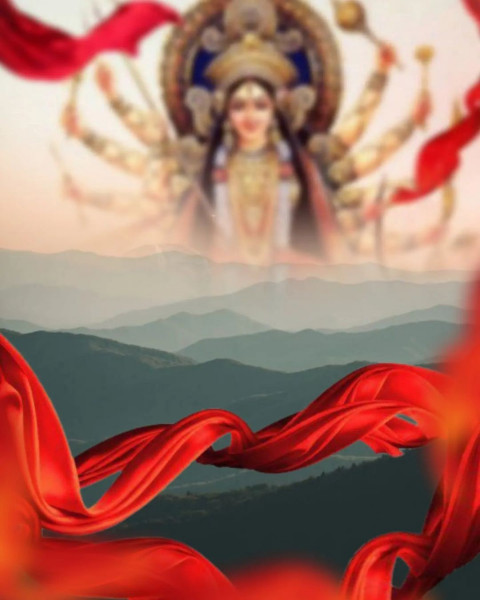 Durga Pooja Photo Editing HD Background Download Free