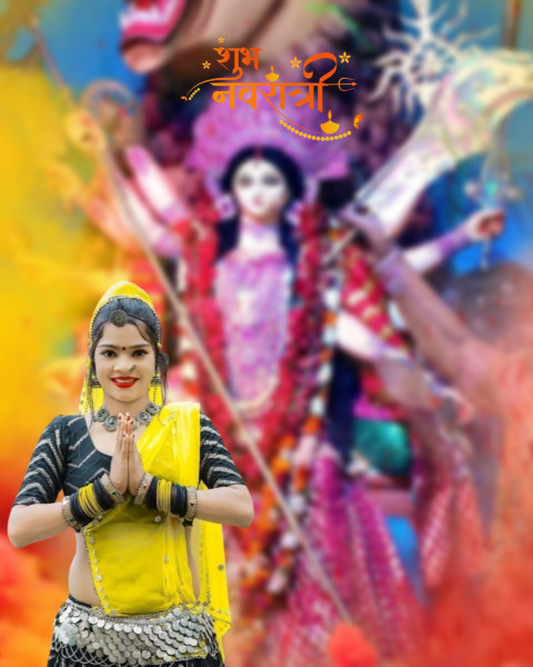 Durga Puja Background Images With Girls For Photoshop Editing