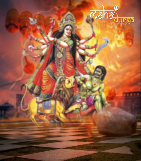 Durga Puja Navratri CB Picsart Background