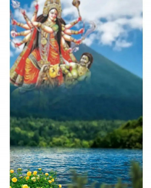 Durga Puja Navratri Editing Background Full HD Download
