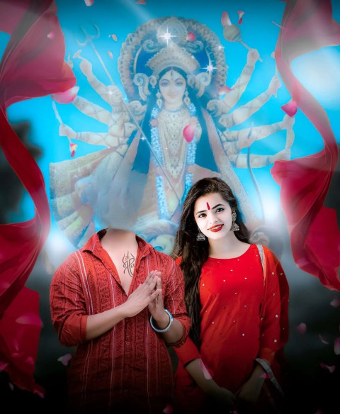 Durga Puja Special PicsArt Photo Editing New Background Full HD