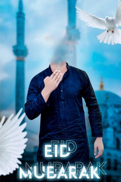 Eid Mubarak Photo Editing HD Background Without Head