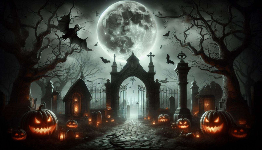 Elegant Halloween Background for sophisticated events
