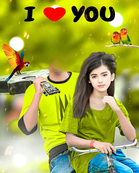 Face Cut Boy I love you HD CB Editing Background