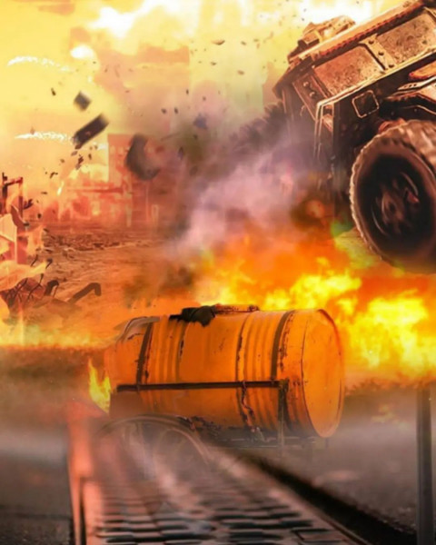 Fire Movie Poster Editing HD Background For CB Picsart Photo