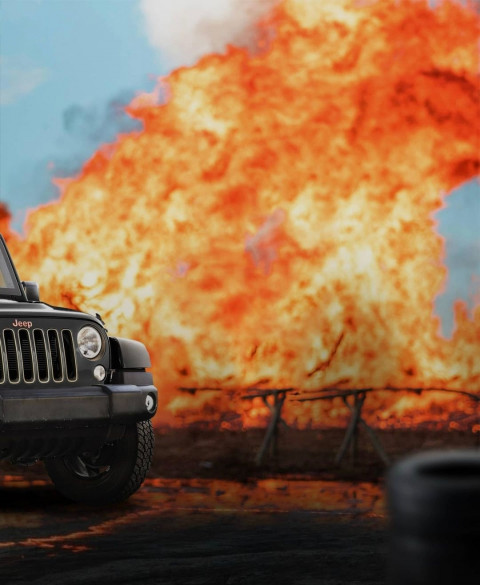 Fire Movie Poster Photo Editing Background HD