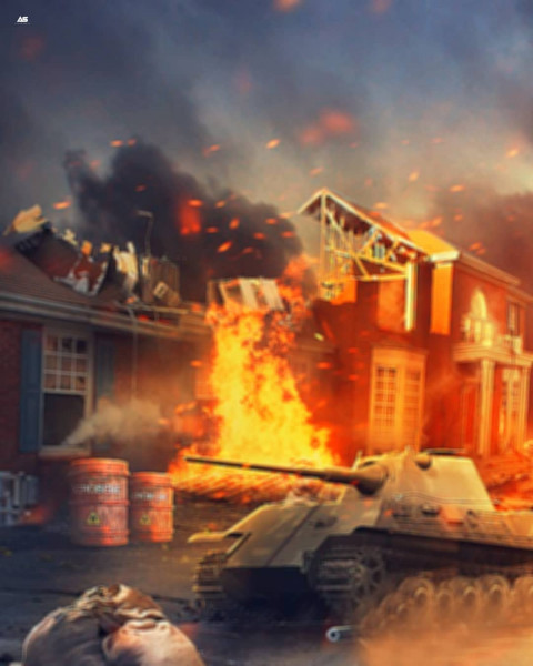 Fire Poster Editing Background For Picsart