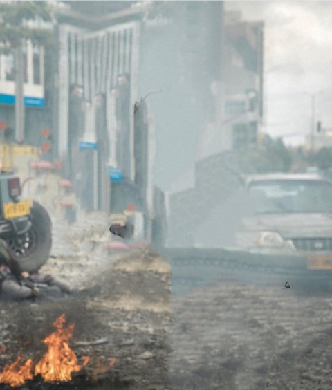 Fire Snapseed editing Background CB Photoshop