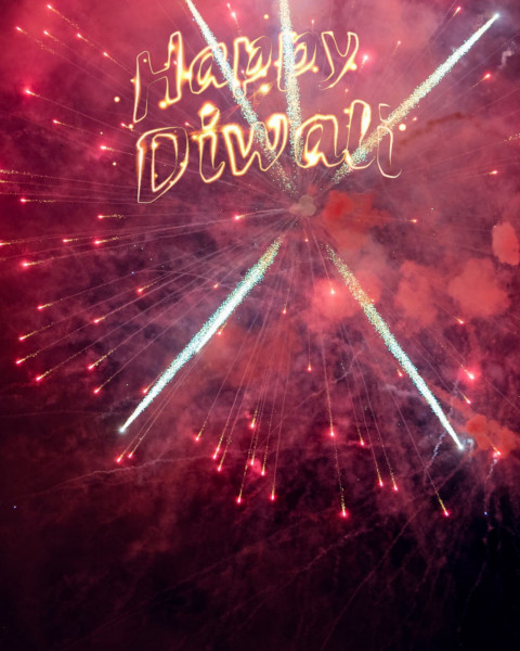Firework Happy Diwali Background Download For CB PicsArt