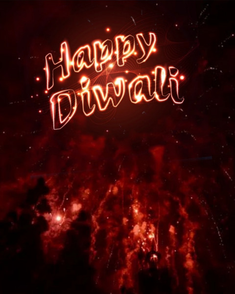 Firework Happy Diwali Background Download For CB PicsArt
