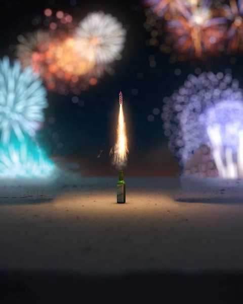 Firework On Road Diwali Editing Background Download