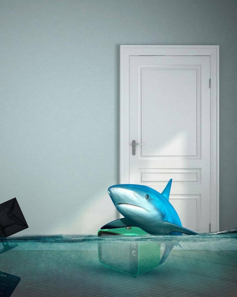 Fish With Door Picsart HD Background Download