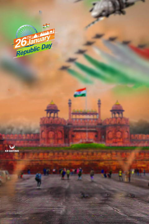 Flag 26 January Republic Day Picsart Editing Background CB