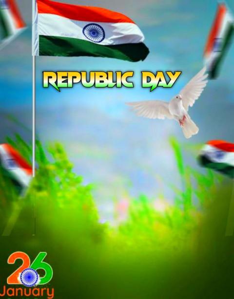 Flag Republic Day 26 January Editing Background For Picsart & Photoshop