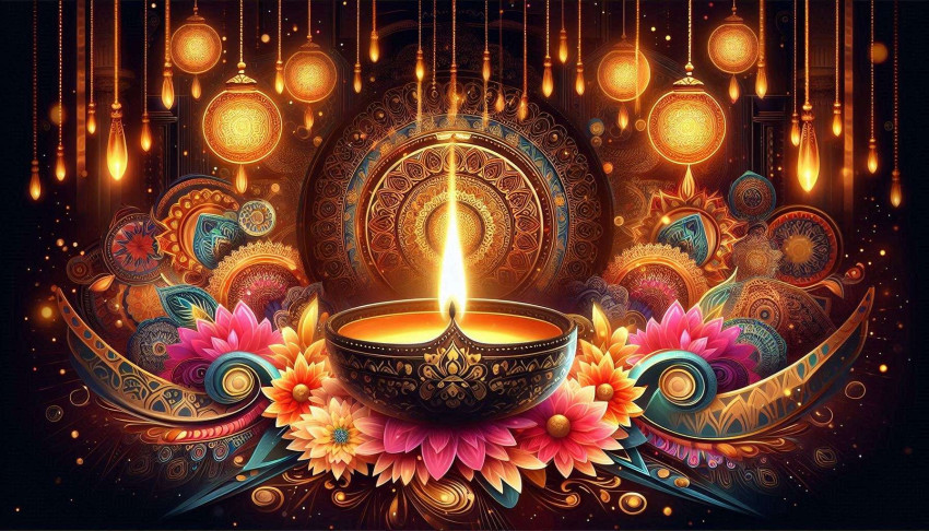Free Happy Diwali 2024 festive Backgrounds