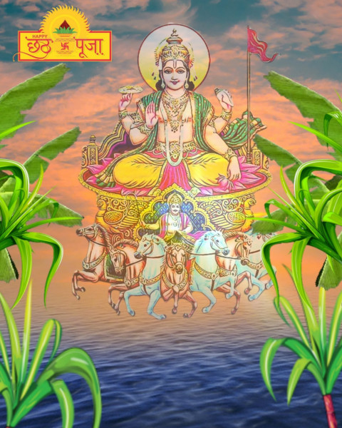 Full hd Chhath Pooja CB Editing Background