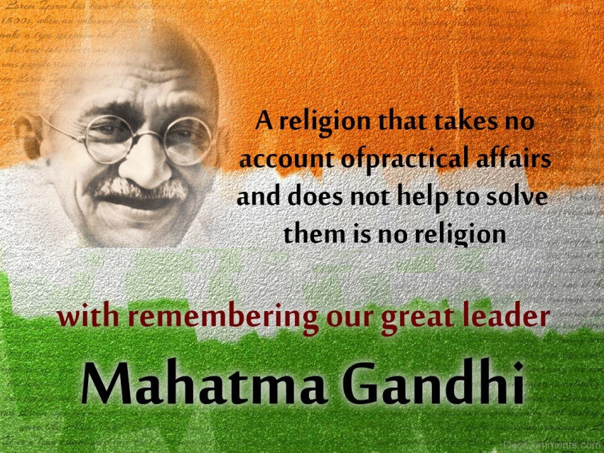 Gandhi Jayanti Wishes Photos HD For WhatsApp Dp Free