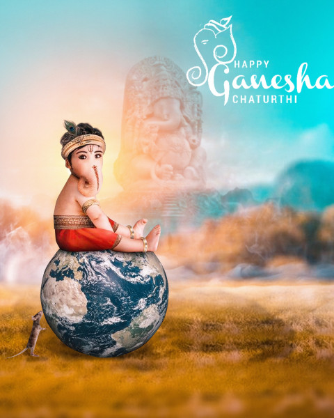 Ganesh Chaturthi Editing Background For Picsart Free
