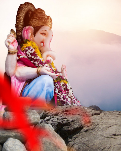 Ganesh Chaturthi Photo Editing Background Download Full HD
