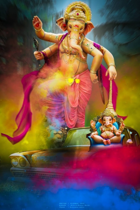 Ganesh Chaturthi Photo Editing Background New