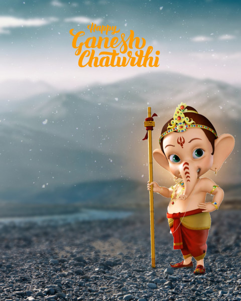 Ganesh Chaturthi Picsart CB Editing Background