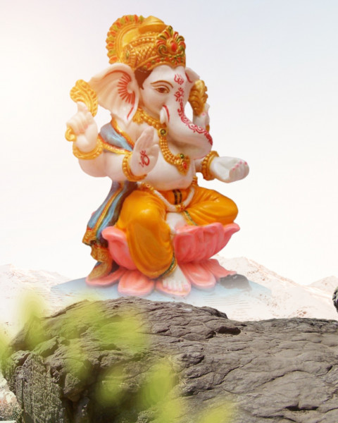 Ganesh Chaturthi PicsArt Editing Background