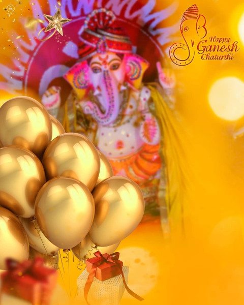 Ganesh Chaturthi Picsart Photo Editing Background HD