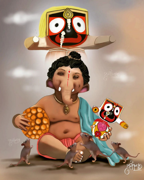 Ganpati Bappa Banner Picsart Editing Background Download Free