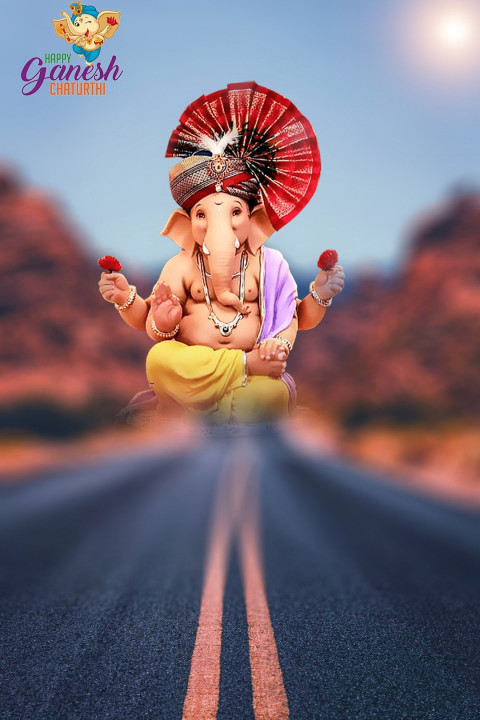 Ganpati Bappa Morya Chaturthi CB PicsArt Editing Background New