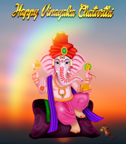 Ganpati Bappa Morya Ganesh Chaturthi CB Editing Background Img