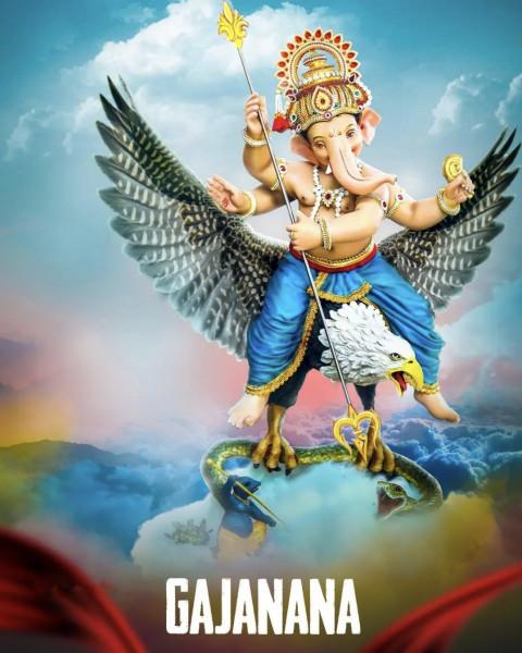Ganpati Chaturthi Photo Editing CB Picsart Background Download Full HD