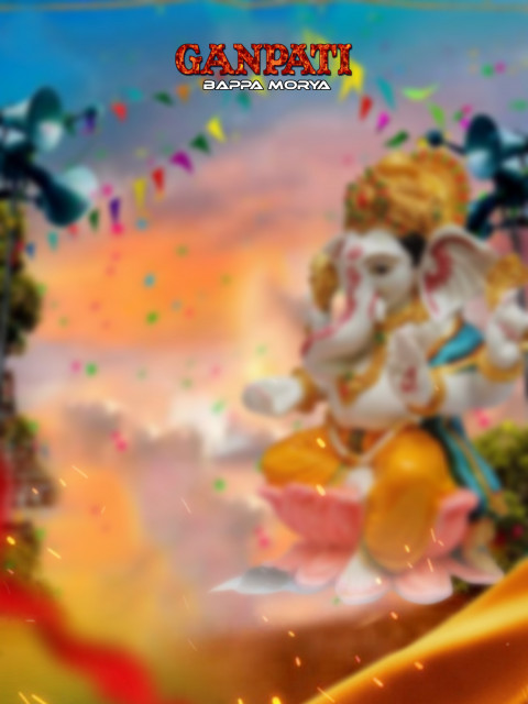 Ganpati Ganesh Chaturthi CB PicsArt Editing Background