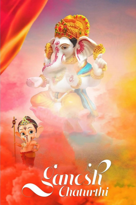 Ganpati Ganesh Editing Cb PicsArt Background