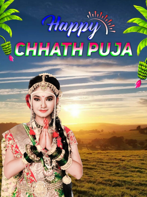 Girl Chhath Puja CB PicsArt Editing Background Full Stock Download