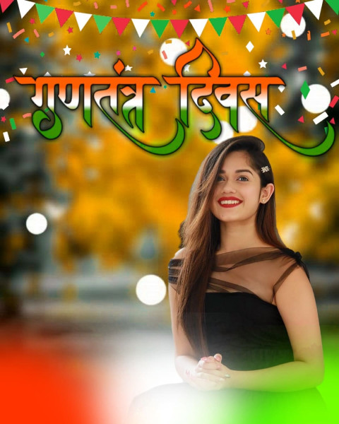 Girls 26 January Happy Republic Day Editing Background HD