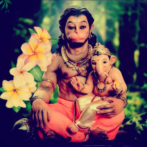 God Bir Bajrangbali Hanuman HD Wallpapers Free Download