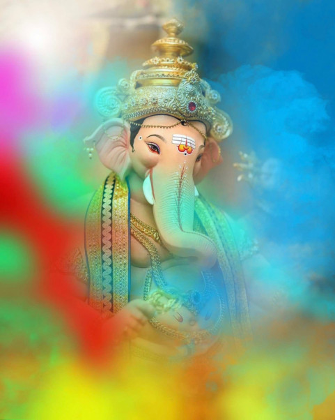 God Ganpati Ji Photo Editing Background HD For Photoshop