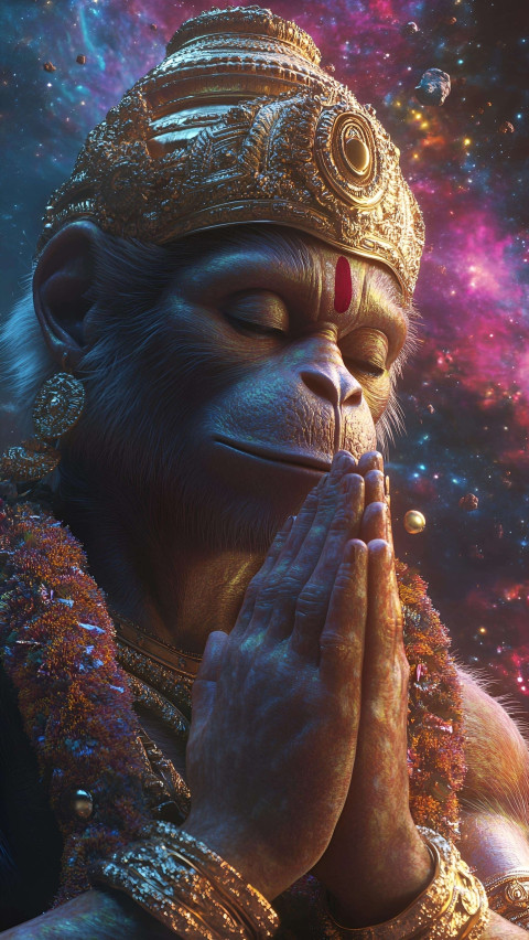God Hanuman Front Photo HD Mobile Background And IOS