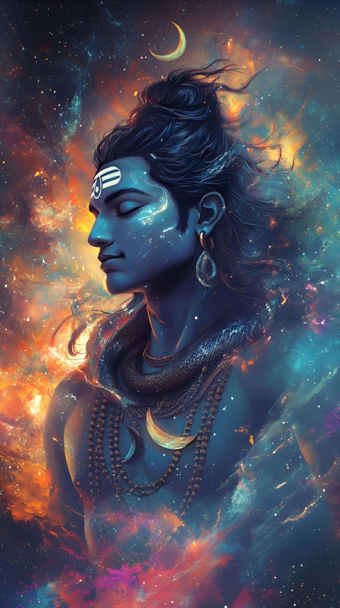 God Mahadev Mobile Screen Backgrond IOS Wallpaper Stock