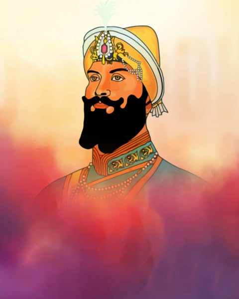 Guru Govind Singh Background For CB Editing Picsart & Photoshop